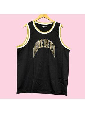 Pierce the Veil Rock Band Embroidered Logo 06 Basketball Jersey XL